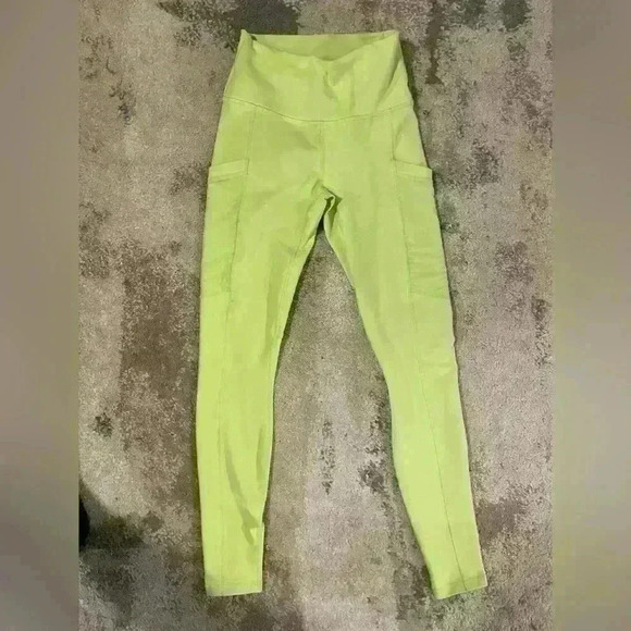 Fabletics Pants - Women’s Lime Green Fabletics Workout Pants